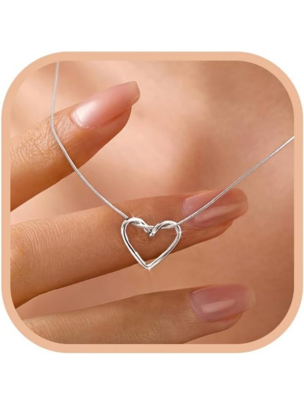 Sterling Silver Heart Star Cross Necklace for Women | Elegant Jewelry Gift